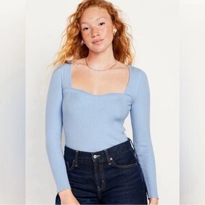 Old Navy Fitted Rib-Knit Sweater